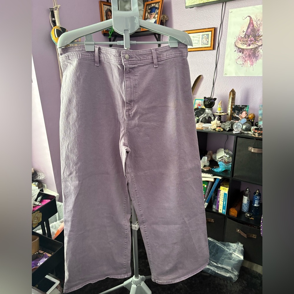 Lavender Ladies Barrell Leg Jeans NWOT